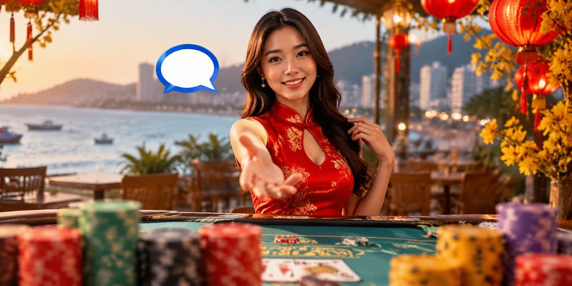 Người dùng Vũng Tàu nhâm nhi cà phê và theo dõi kết quả Baccarat live trên màn hình điện thoại
